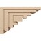Ekena Millwork 10"W x 30"D x 20"H Classic Landon Rough Cedar Woodgrain TimberThane Corbel, Primed Tan CORUR10X30X20LANRCPR - alternate 5